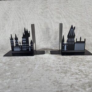 Seven20 Harry Potter Hogwarts Castle Metal Bookends | Die Cut Metal Bookends